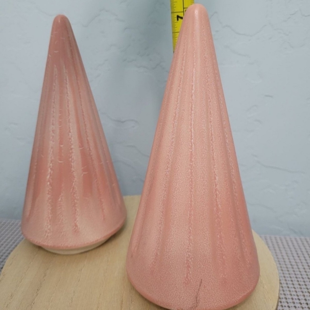 Pink ceramic tree  7in tall this includes a set of 2